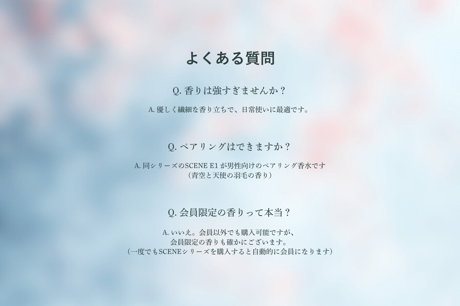 scene E2 EDP特設ページ – zzzgoo公式オンラインストア